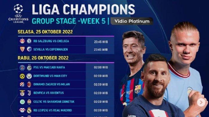 SCTV Liga Champions Menyaksikan Pertarungan Terbesar Sepak Bola Eropa